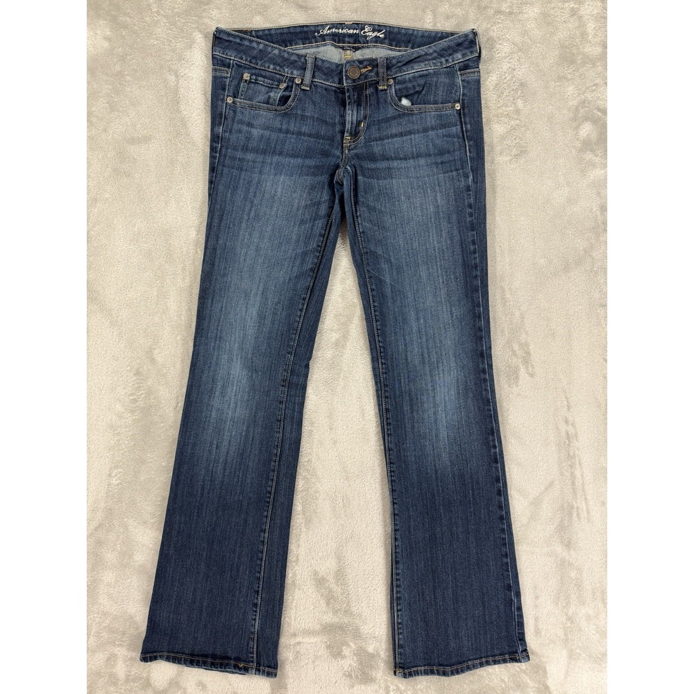 American Eagle Jeans Womens 6L Favorite Boyfriend Relaxed Bootcut Western Y2K